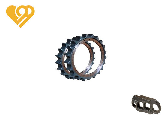 ZG40Mn Or 20CrMnTi Steel ZX300-1 HITACHI Construction Machinery Track Drive Sprocket