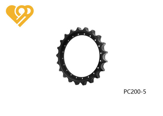Aftermarket PC20 KOMATSU Undercarriage Sprocket With Black Color
