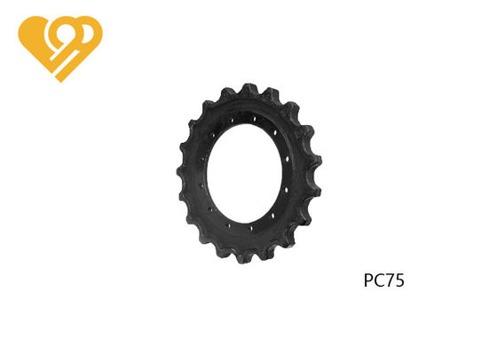 Aftermarket PC20 KOMATSU Undercarriage Sprocket With Black Color