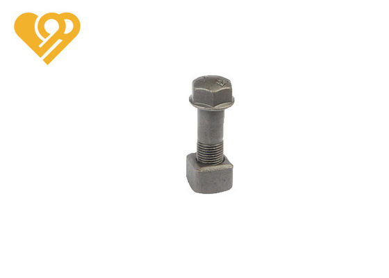 Grade 12.9 Track Shoe Bolts And Nuts For Bulldozer & Excavator Assembly