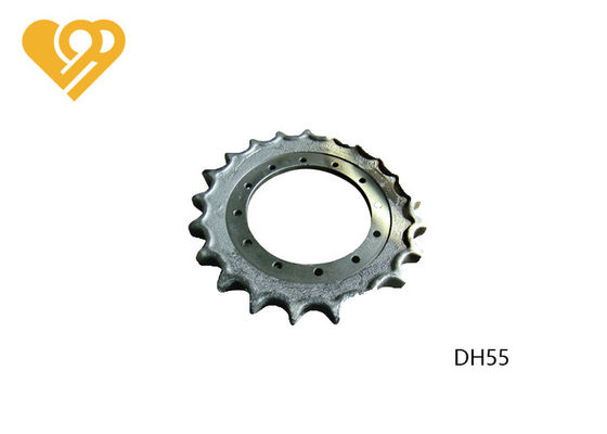 Black Excavator Drive Sprockets DH220 DH300 DH330-3 DAEWOO Undercarriage Parts