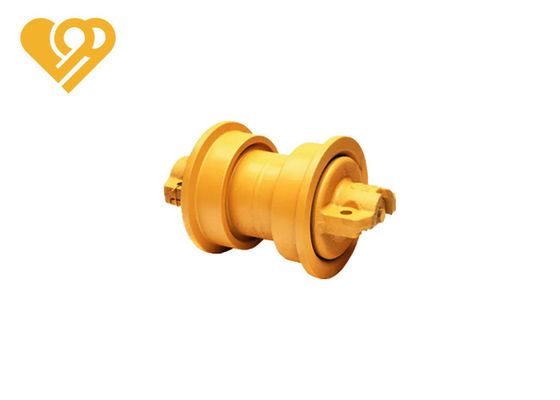 Heavy Duty Construction Equipment Undercarriage Spare Parts Caterpillar Bulldozer D8N D8R Single / Double Flange Bottom Heat-treated Track Roller