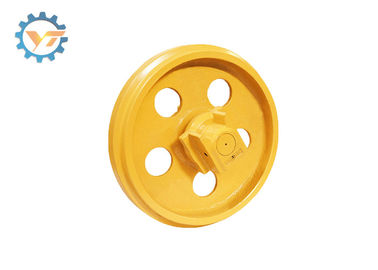 Yellow 50Mn Alloy Steel D4 Bulldozer Front Idler Assembly