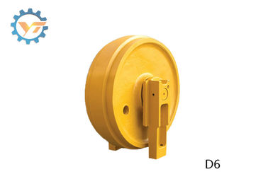 Heavy Duty Front Idler Assembly , Yellow D31 Bulldozer Idler Replacement