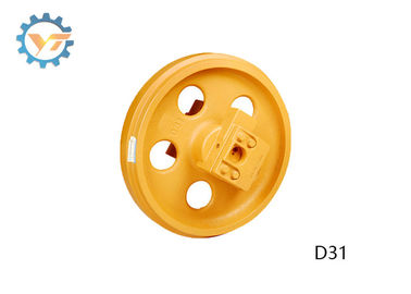 D20 Bulldozer Track Idler Parts , Front Idler Assy With High Torque Transfer