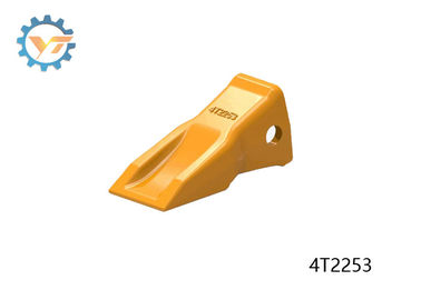 Yellow Ground Engaging Tools Replacement Bucket Teeth For 4T2253 Excavator