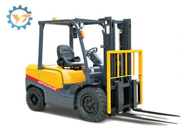2 Ton FD20 4 Wheel Warehouse Lifting Equipment With Yellow / Red Color