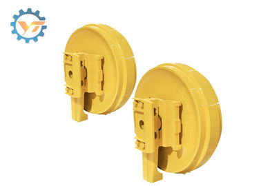 Yellow D4H Bulldozer Heavy Duty Front Idler Assembly