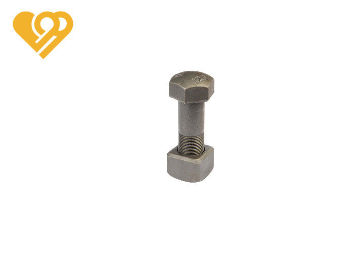 Grade 12.9 Track Shoe Bolts And Nuts For Bulldozer & Excavator Assembly