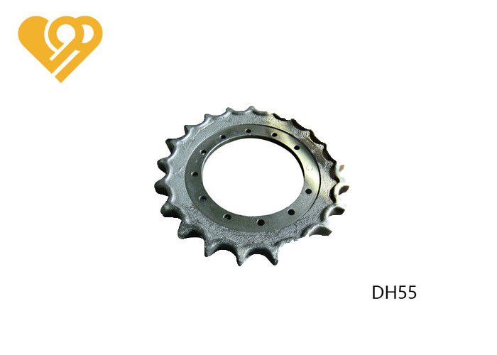 Black Excavator Drive Sprockets DH220 DH300 DH330-3 DAEWOO Undercarriage Parts