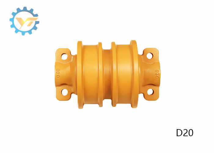 D20 Double Flange Bulldozer Track Rollers Assembly With Heat Treatment