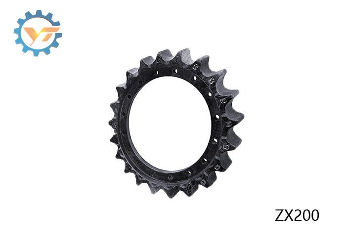 ZX300-1 HITACHI Track Drive Sprocket With ZG40Mn Or 20CrMnTi Steel Material