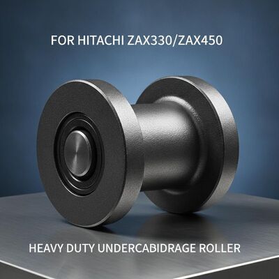 Quality 50Mn Steel HRC 40-55 Track Bottom Roller for Hitachi ZAX330/ZAX450 Excavators Heavy Duty Undercarriage Roller factory