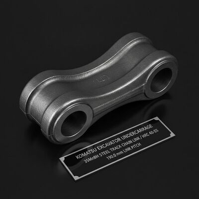 Quality 35MnBH Steel Track Chain Link with HRC 40-55 Hardness and 190.0 mm Link Pitch for Komatsu Excavator Undercarriage factory