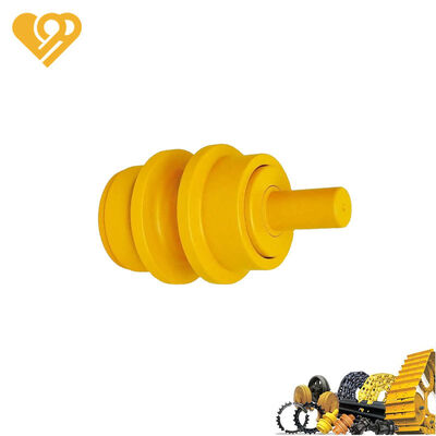 Quality D375A-5 Komatsu Bulldozer Track Carrier Roller Forged 40Mn2 Steel Induction Hardened HRC 50-56 Undercarriage Part factory