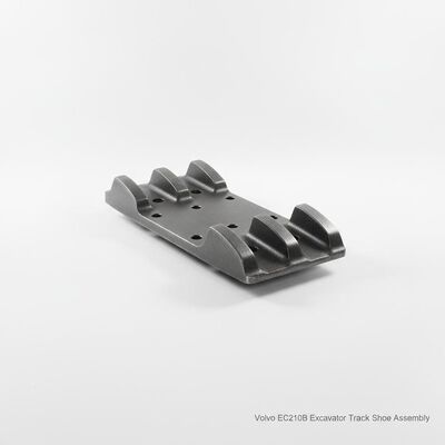 Quality Volvo EC210B Excavator Track Shoe Assembly Forged 23MnB Steel Triple Grouser 190mm Pitch Undercarriage Part factory
